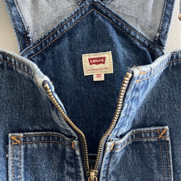 Levi's Zip Front Retro Denim Overalls - Picture 9 of 16